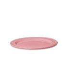 4 Assiettes Plates Roses Emile Henry
